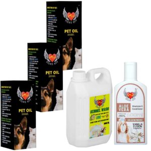 Free Shampoo with 3 Pet Oil + 1ltr Wash