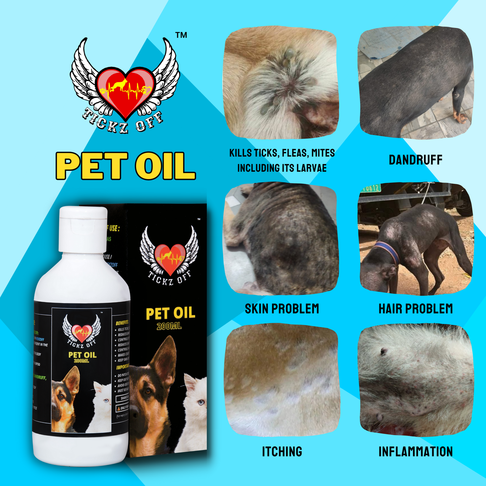 Free Shampoo with 3 Pet Oil + 1ltr Wash - Image 2