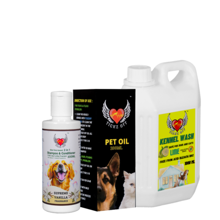 Pet Oil+ Shampoo + Wash